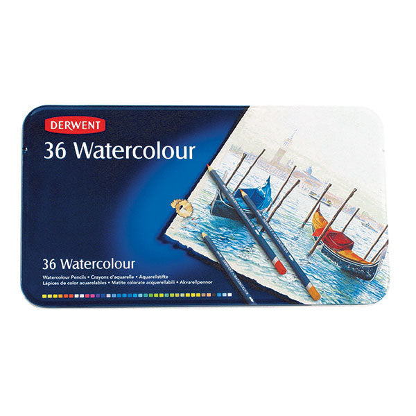 Derwent Coloured Pencils - Watercolour Tin 36 (Box of 2)