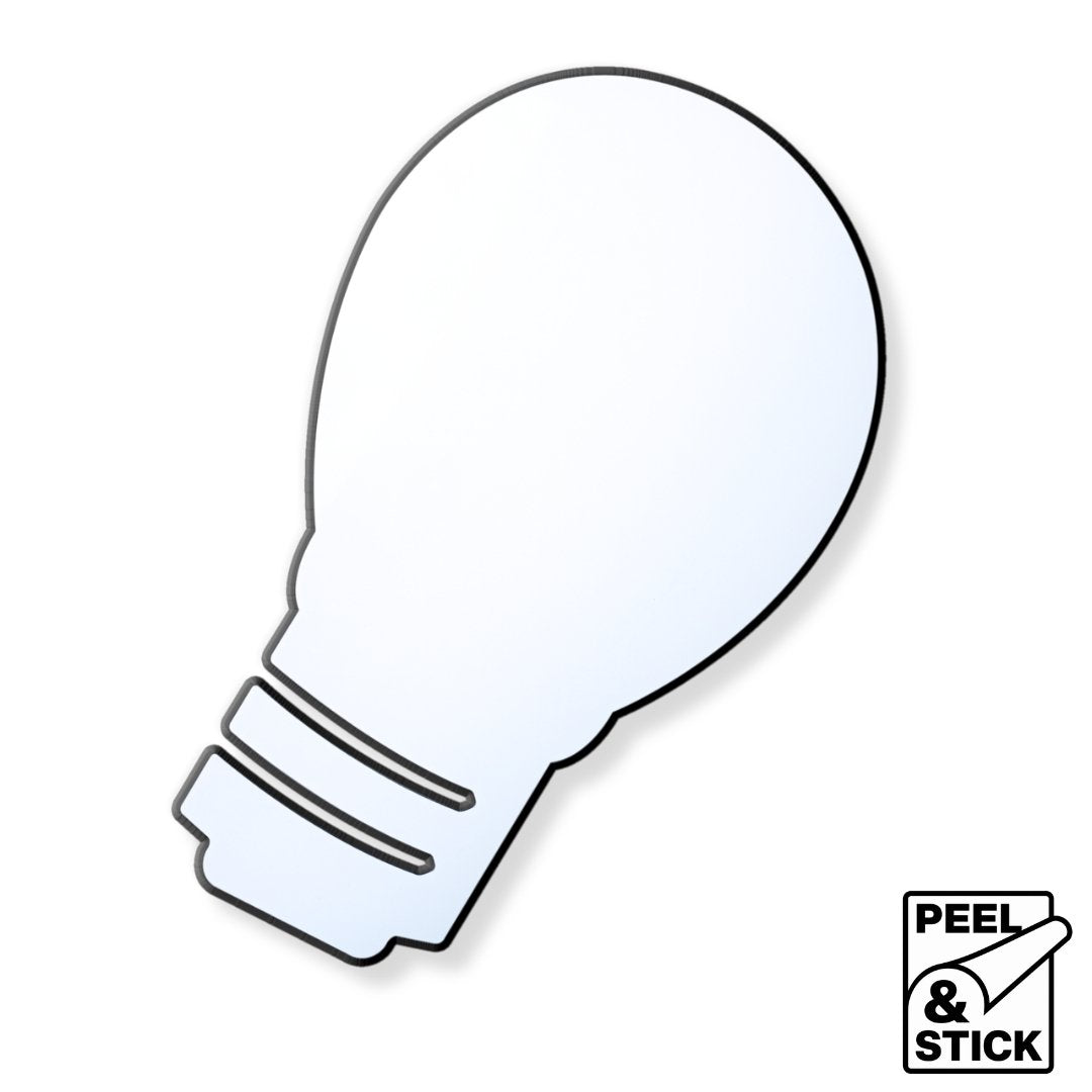 Visionchart Direct Message Magnetic Whiteboard 900 x 600mm Light Bulb