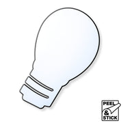 Visionchart Direct Message Magnetic Whiteboard 900 x 600mm Light Bulb