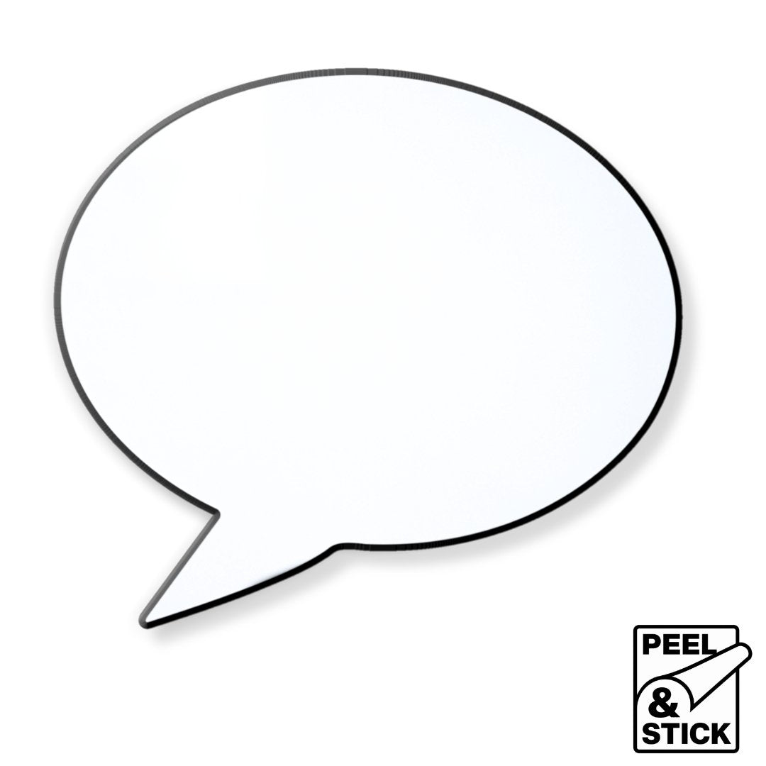 Visionchart Direct Message Magnetic Whiteboard 900 x 600mm Speech Bubble