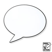 Visionchart Direct Message Magnetic Whiteboard 900 x 600mm Speech Bubble