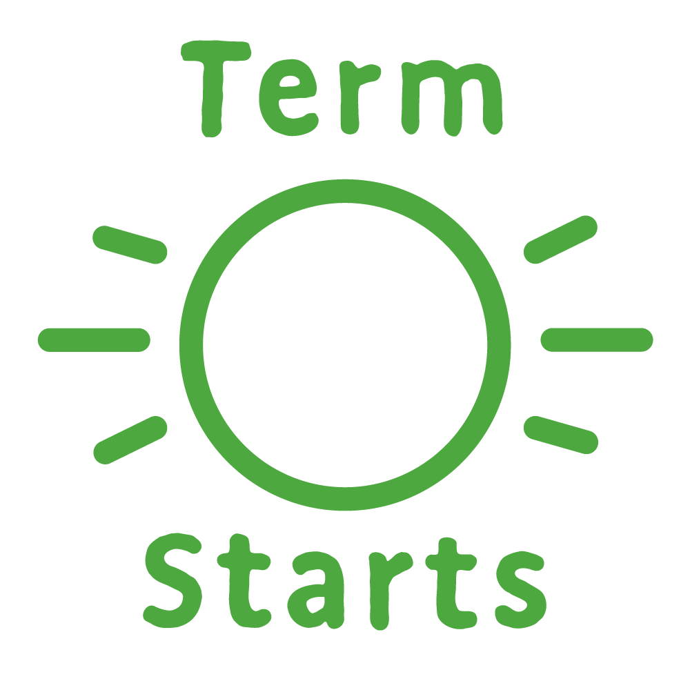 Term Starts - Diary Stamp