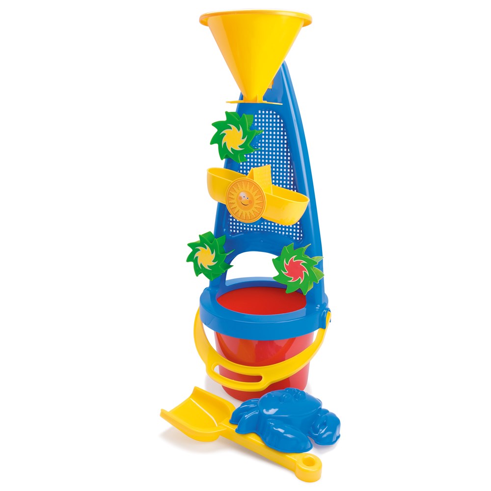 Dantoy Classic - Sand & Water Wheel With Bucket Set - 4pcs
