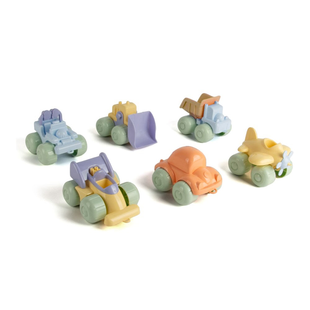 Dantoy Pastel - Recycled Vehicles 17cm -Assorted