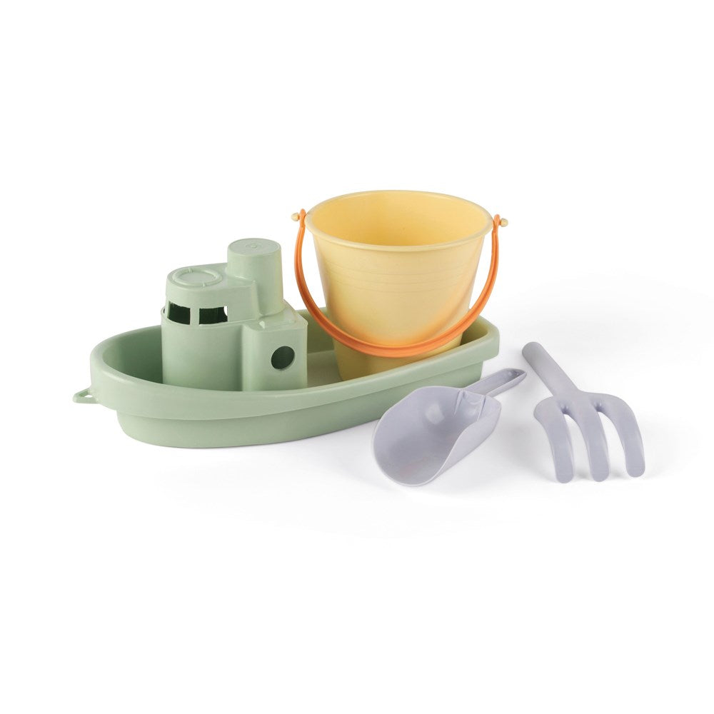 Dantoy Pastel - Recycled Boat & Sand Set - 4pcs