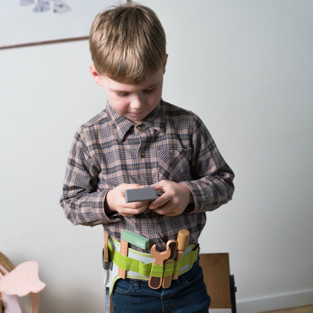 Dantoy Playful Wood - Tool Belt - 11 pcs - view 2