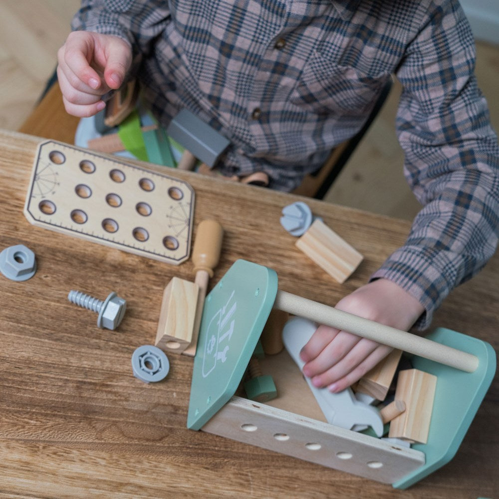 Dantoy Playful Wood - Tool Box - 26 pcs - view 2