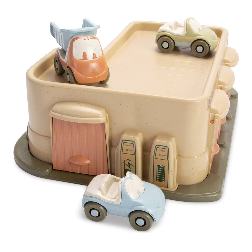 Dantoy BIOplastic - Garage + 3 Cars