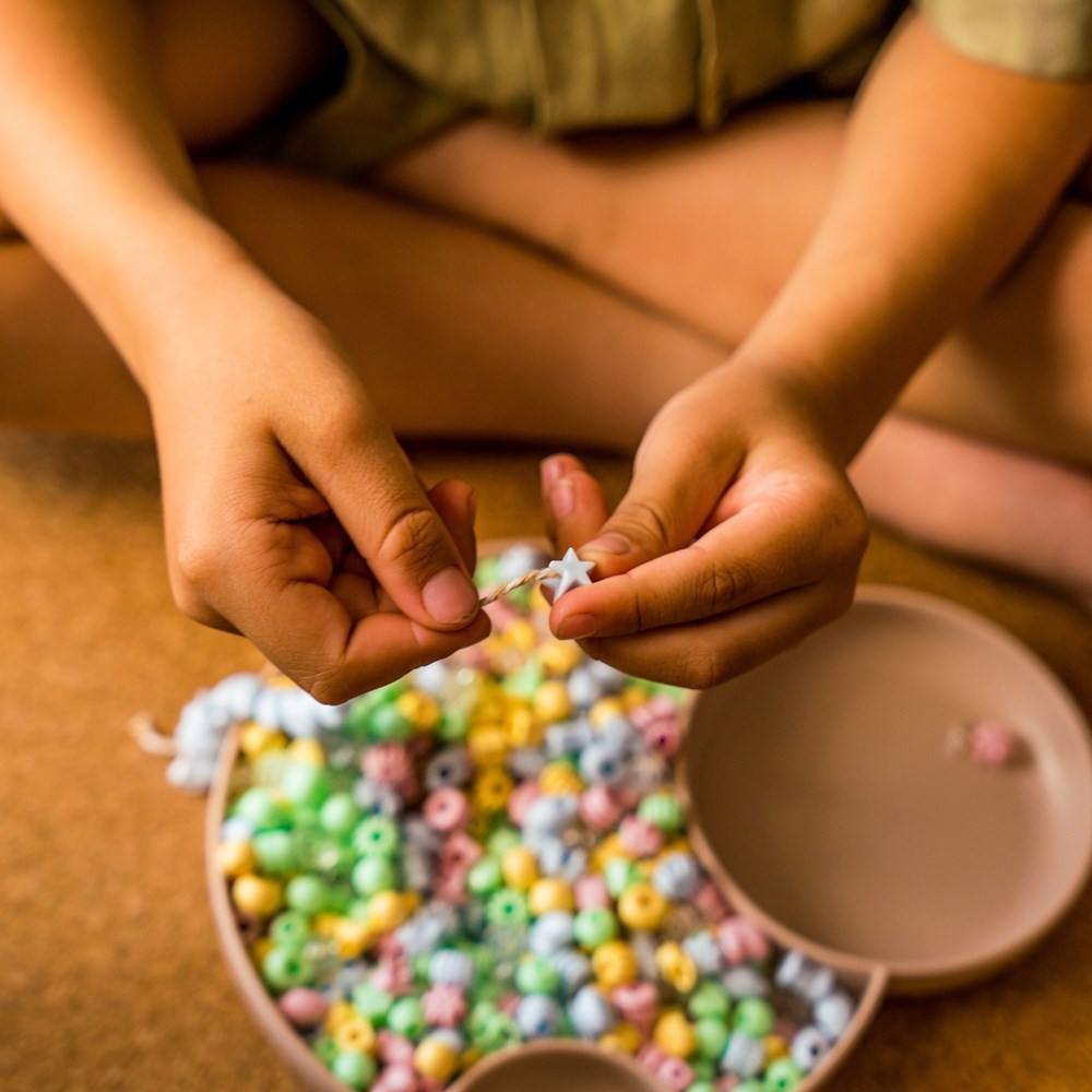 Dantoy Pastel - Recycled Beads Small - 280pcs - view 2