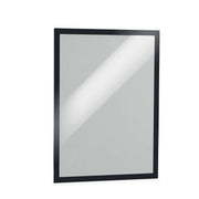 Durable Duraframe Self-Adh Sign Holder A3 - Black (Pack of 2)