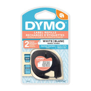 Dymo Light Paper 12mm x 4m White 2pk