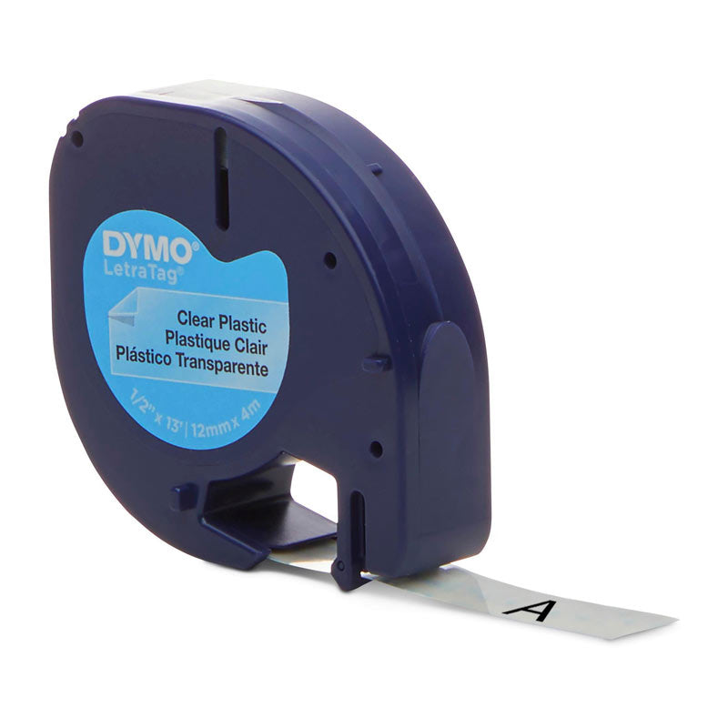 Dymo Light Plastic 12mm x 4m Clr