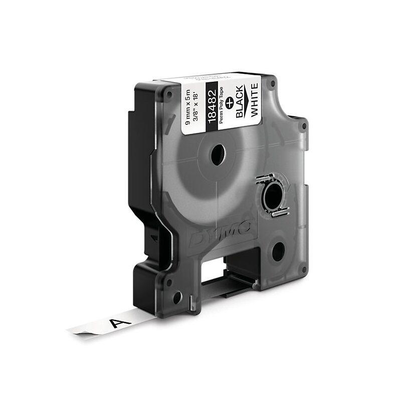 Dymo Rhino Py Label 9mm Black and White
