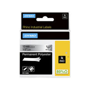 Dymo Rhino 19mm Permanent Poly - Metallic