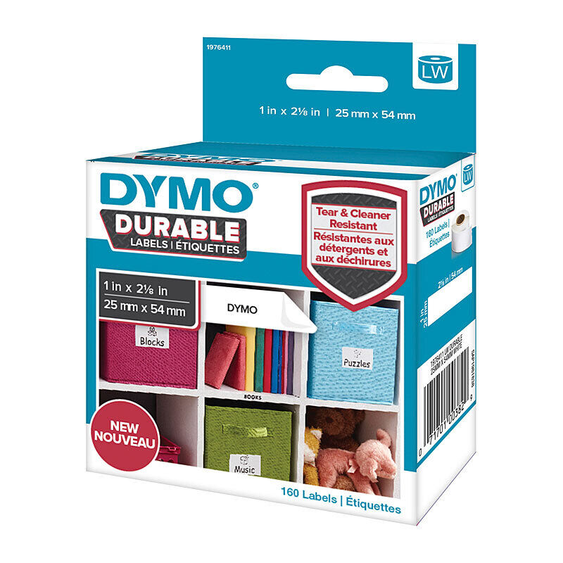 Dymo LW 25mm x 54mm White Labels