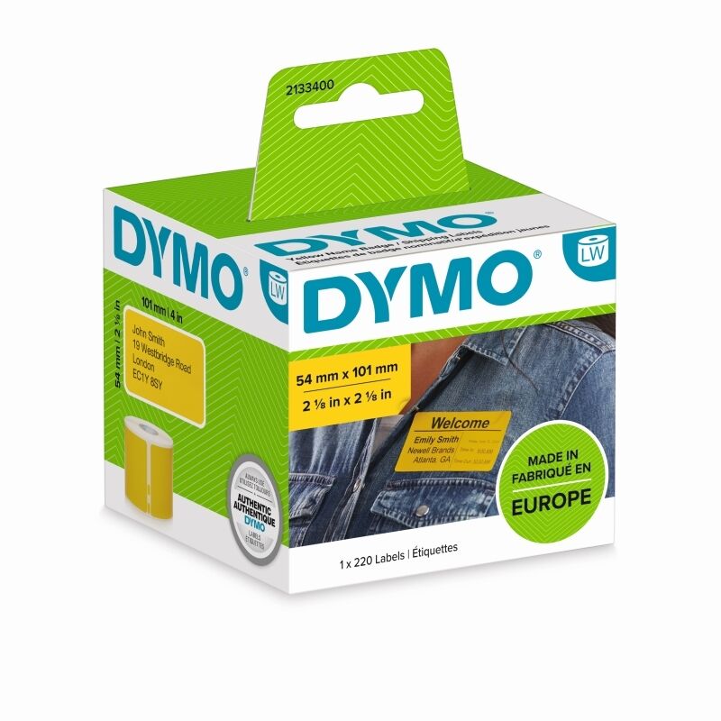 Dymo LW Ship Label 54x101mm - Yellow