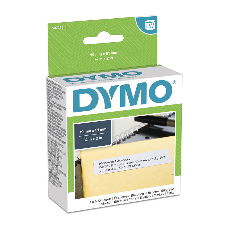 Dymo LW 19mm x 51mm - White