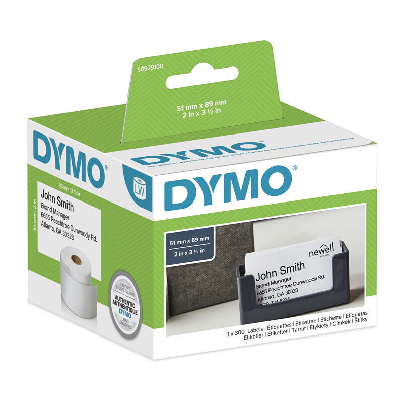 Dymo LW 51mm x 89mm - White
