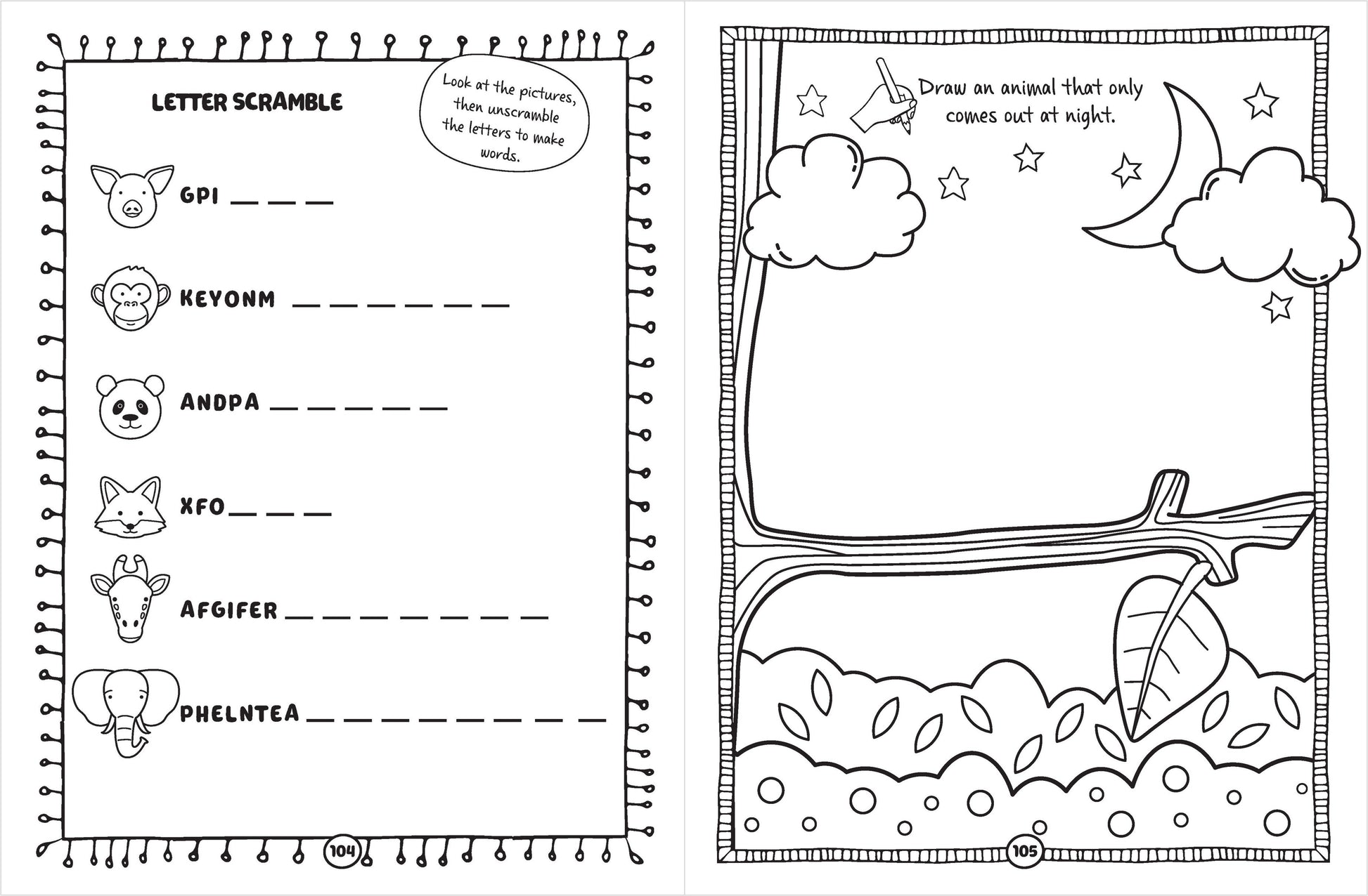 Bumper Activity Book - Heaps of Fun Stuff to Do - Pink Vol.2 — inside page 2