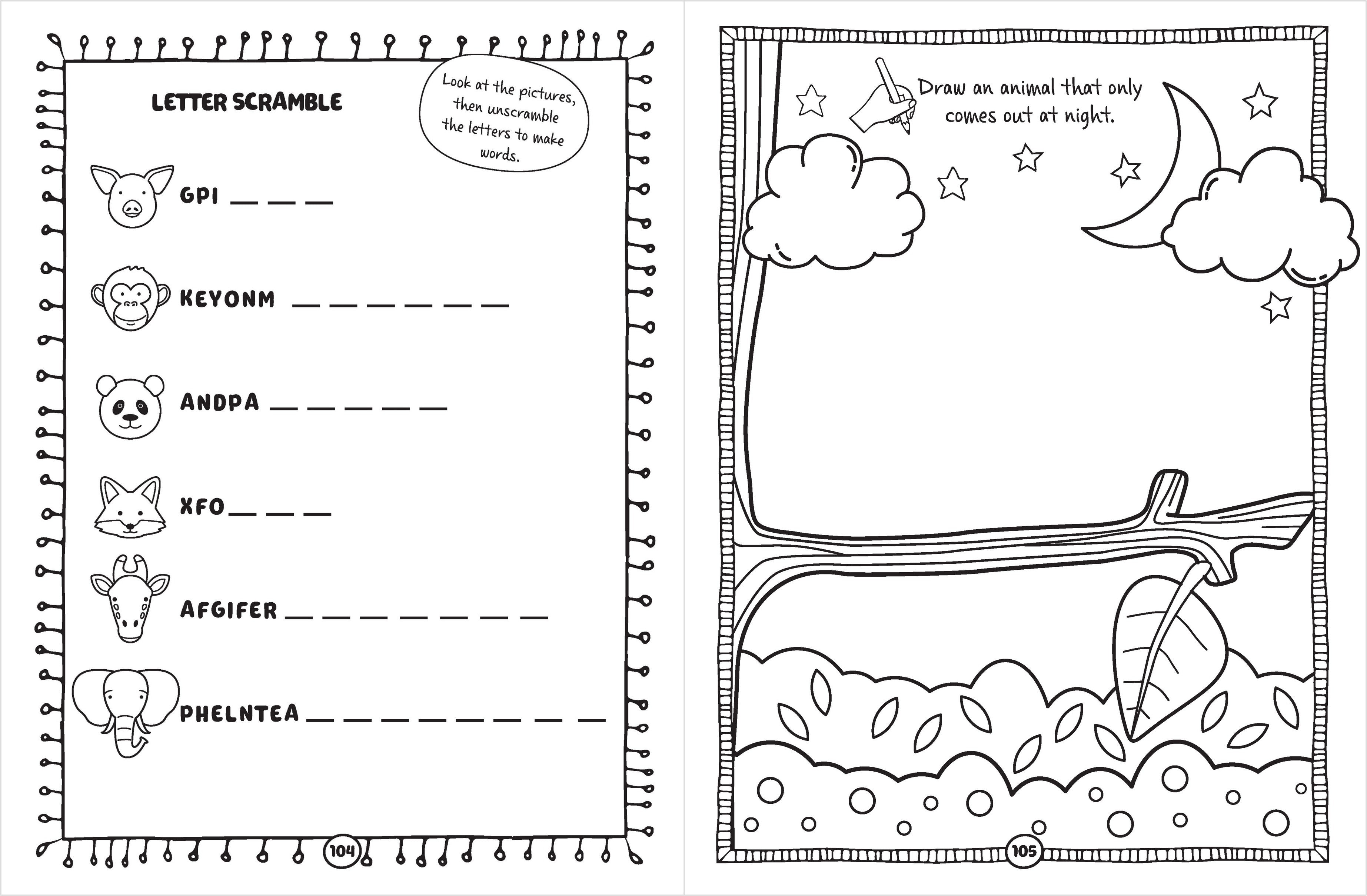 Bumper Activity Book - Heaps of Fun Stuff to Do - Pink Vol.2 — inside page 2