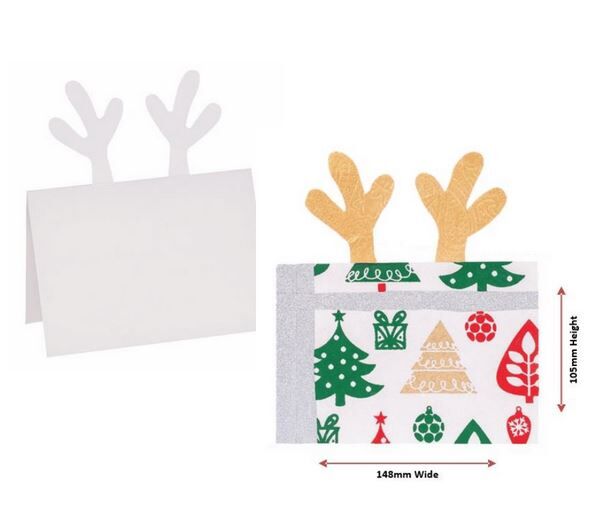 Pop-Up Reindeer Cards (Pack of 10)