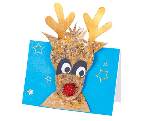 Pop-Up Reindeer Cards (Pack of 10)