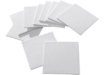 Mini Square Canvas Board 10 cm (Pack of 10)
