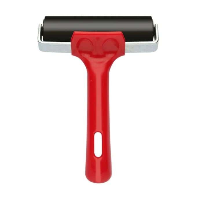 Rubber Lino Roller - 100mm: Hard