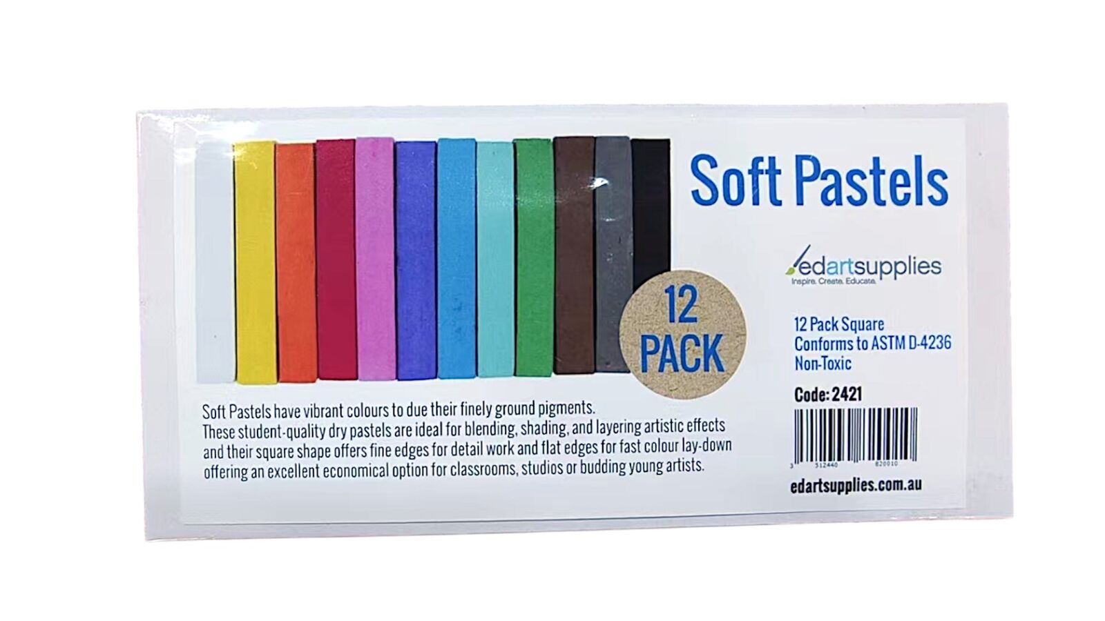 Chalk Pastels - Pack of 12