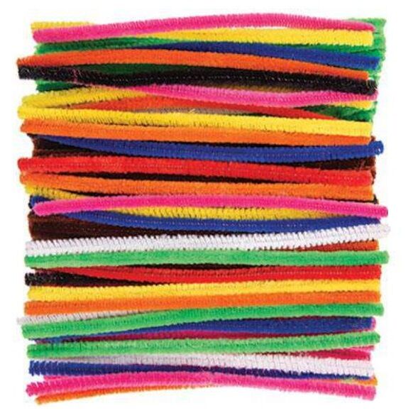 Pipe Cleaners 6mm - Coloured 15cm (Pack of 500)