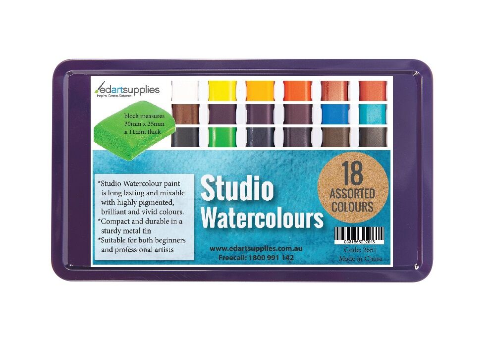 Primecolours Watercolours - Assorted (Pack of 18)