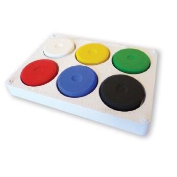 Poster Colours Paint Blocks - Basic Assorted (Pack of 6)