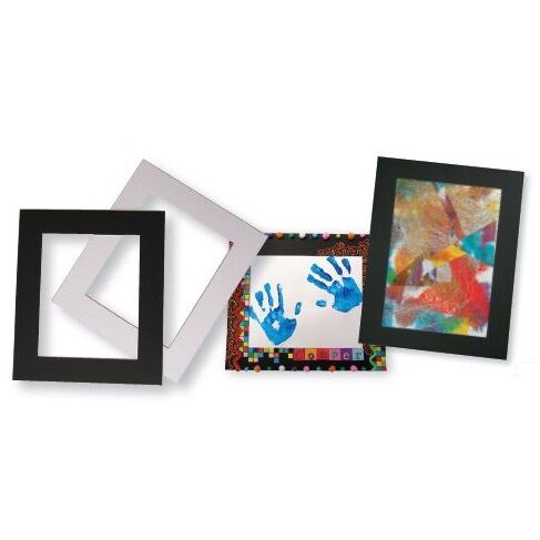 Pre-Cut Black & White Art Frames - A4 (Pack of 10)