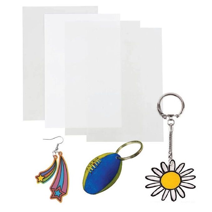 Shrink-Art Plastic A4 - Frosted (Pack of 5)