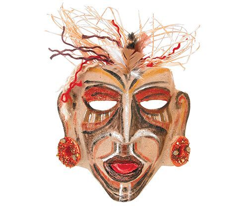 Papier Mache - Primitive Face Mask