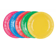 Paper Plates - 23cm Coloured (Pack of 50)