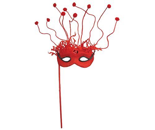 Papier Mache - Eye Mask on a Stick