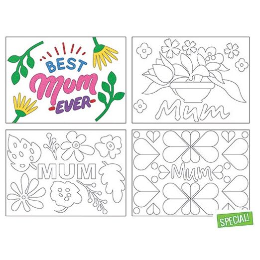Sand Art Sheets - Mother's Day (Pack of 20)