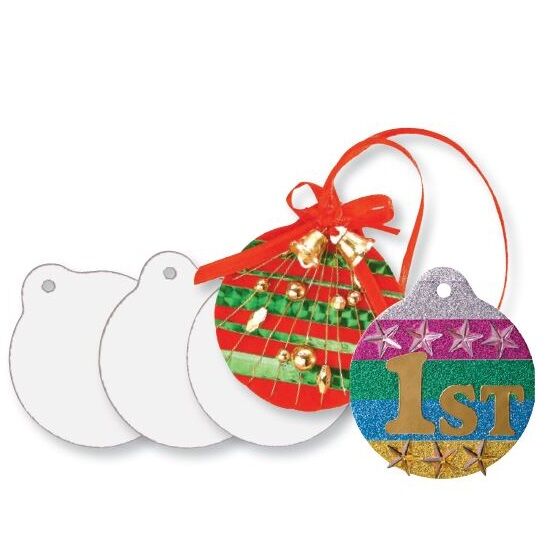Cardboard Baubles (Pack of 30)