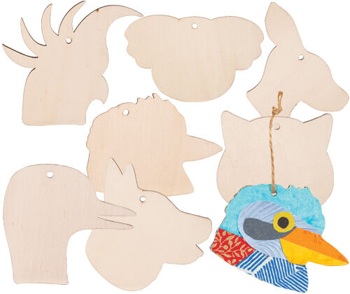 Wooden Australian Animal Hangers (Pack of 21)