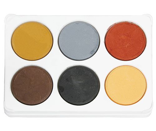 Poster Colours Paint Blocks - Earth (Pack of 6)