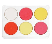Poster Colours Paint Blocks - Warm (Pack of 6)