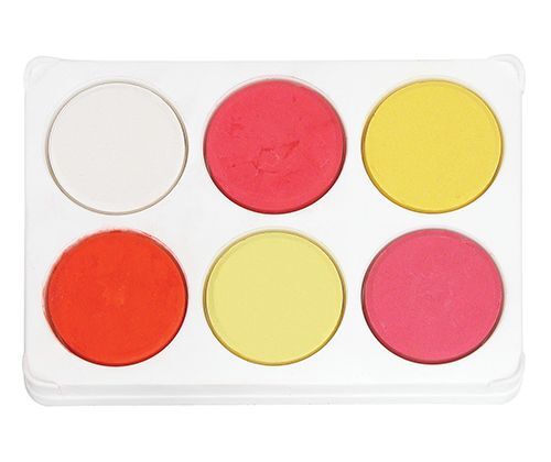 Poster Colours Paint Blocks - Warm (Pack of 6)