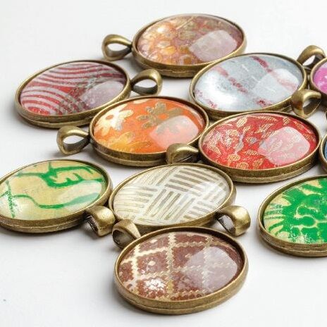 Silver Cabochon Pendants (Pack of 30)