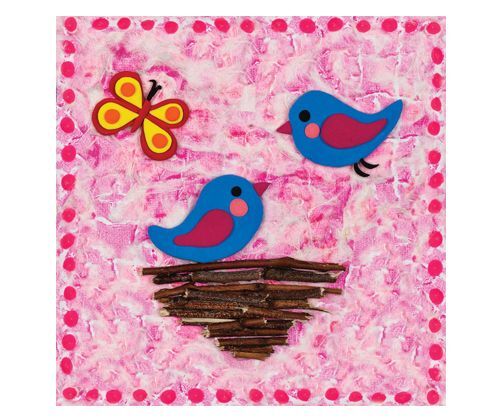 Canvas Board Magnetic 15 x 15cm - Square (Pack of 4)