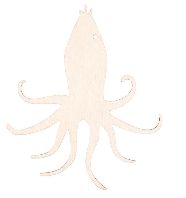 Wooden Australian Sea Creature Shapes (Pack of 24)