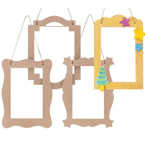 Papier Mache Hanging Frames (Pack of 12)