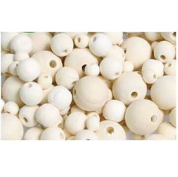 Wooden Beads - Natural (500 g)