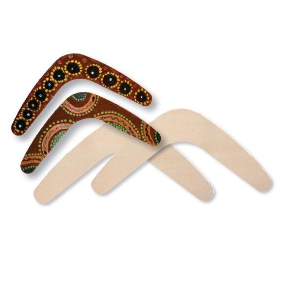 Wooden Boomerang (Pack of 10)