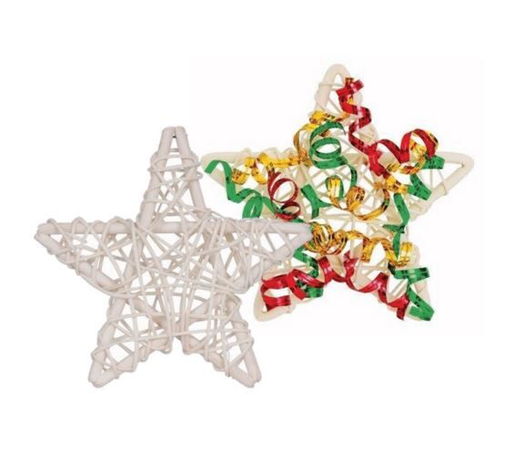 Natural Mesh Star 12cm (Pack of 10)